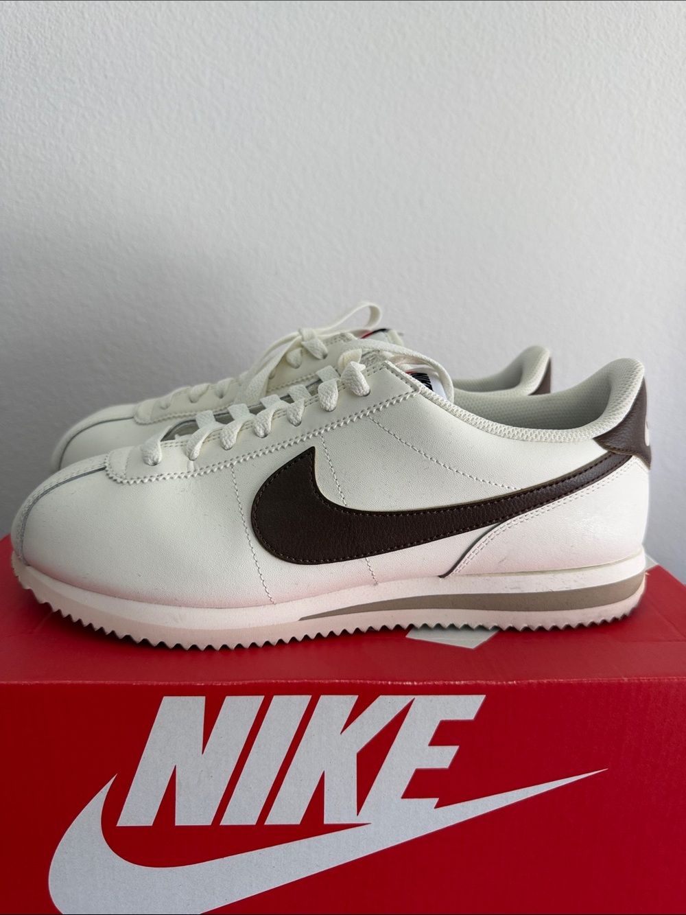 Nike Cortez Sail/Cacao Brown